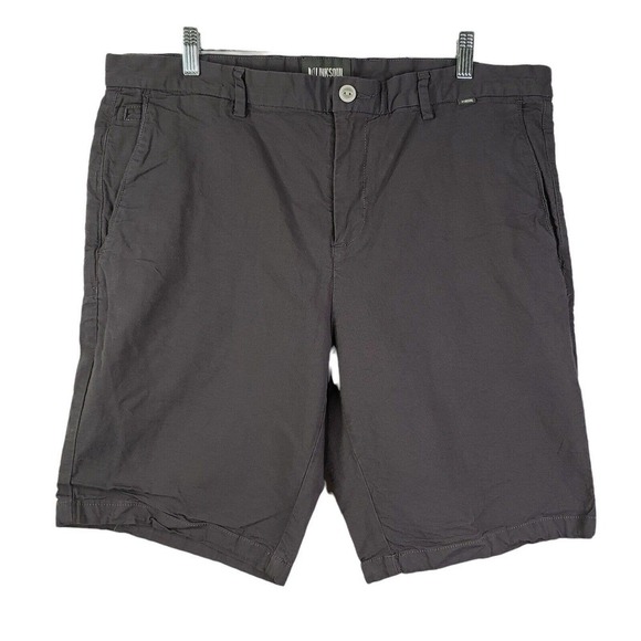 Link Soul Shorts Mens 38 Grey Chino Lightweight Cotton Bamboo Golf Golfing Mens - Picture 2 of 11